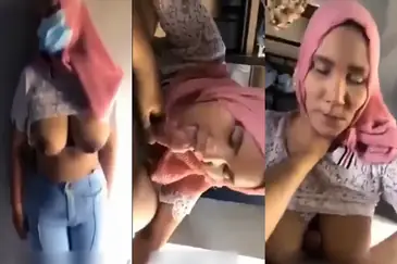 Penjaga Warung Kopi Super Montok Melayani Tamu